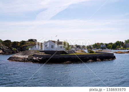 Styrso island and locality in Southern Gothenburg archipelago, Gothenburg Minucipality, Vastra Gotaland County, Sweden, sunny day 138693970