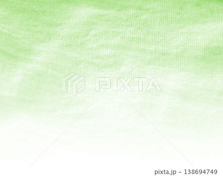 背景素材 黄緑色のザックリコットン 上から下へ薄くなるグラデーション 横 他色有り 138694749