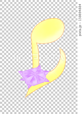 用摺紙製作的有烏龜的音符 138694884