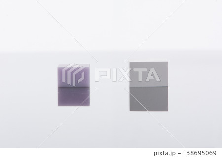 Comparison of raw e.max and zirconia. Size differences in dental materials before sintering Comparison of raw e.max and zirconia. Size differences in dental materials before sintering 138695069