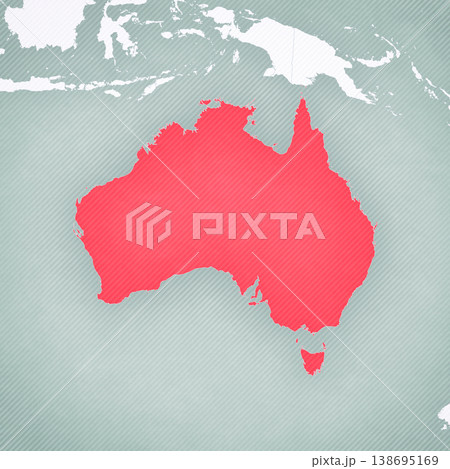 Map of Australia Map of Australia 138695169