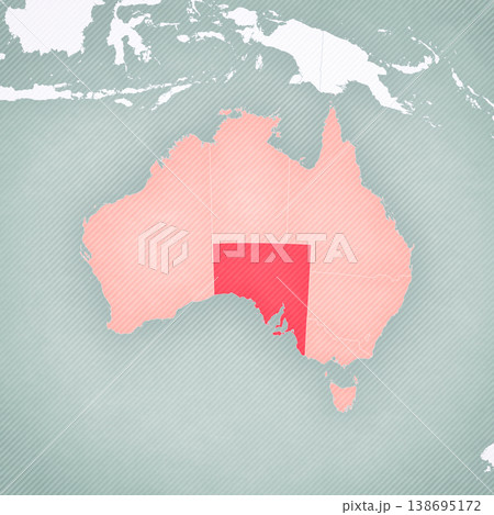 Map of Australia - South Australia Map of Australia - South Australia 138695172