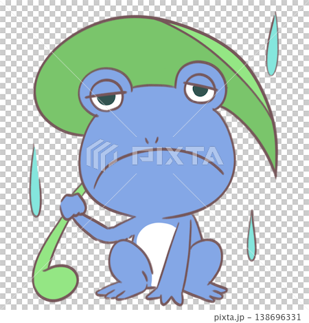 frog with leaf frog with leaf 138696331