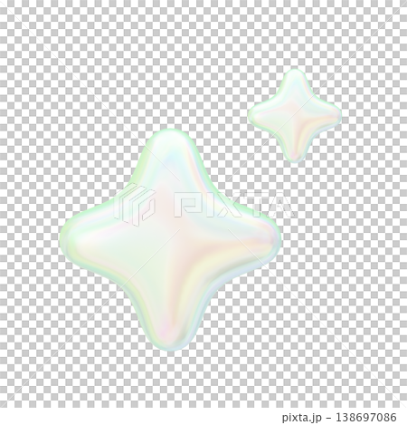 Dreamy and cute 3D pearl shimmer, puffy holographic glitter material. Dreamy and cute 3D pearl shimmer, puffy holographic glitter material. 138697086
