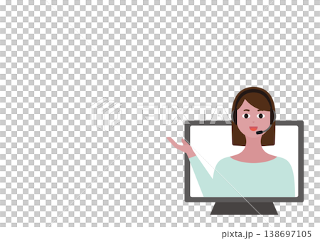 The female operator (right) giving the explanation. The female operator (right) giving the explanation. 138697105
