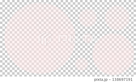 淺粉紅色水彩風格圓形邊框背景素材，PNG格式，透明背景。 138697191