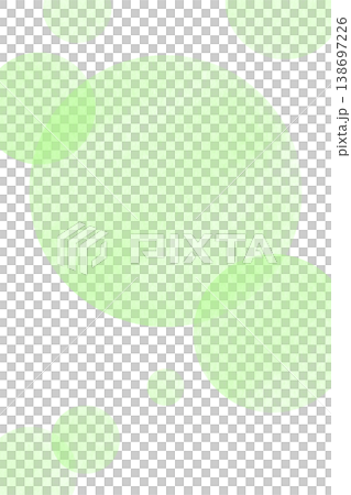 綠色水彩風格邊框背景，圓形，透明 PNG 格式。 138697226