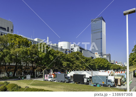 名古屋市街　久屋大通公園　エンゼル広場　愛知県名古屋市 138697308