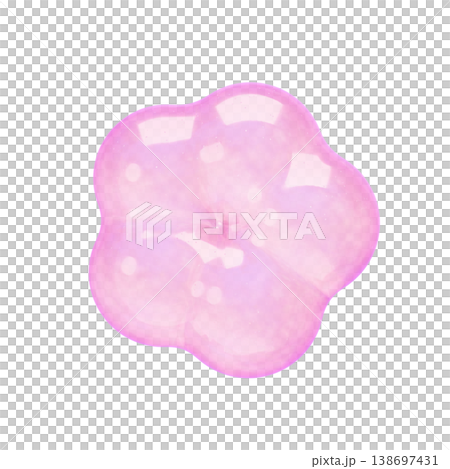 Dreamy and cute puffy sticker-style 3D flower icons Dreamy and cute puffy sticker-style 3D flower icons 138697431