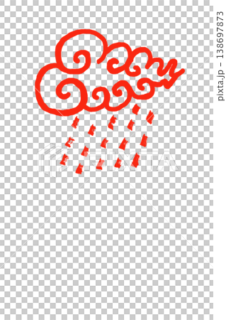 ペットの子雲ちゃんー今日は小雨です。 ペットの子雲ちゃんー今日は小雨です。 138697873