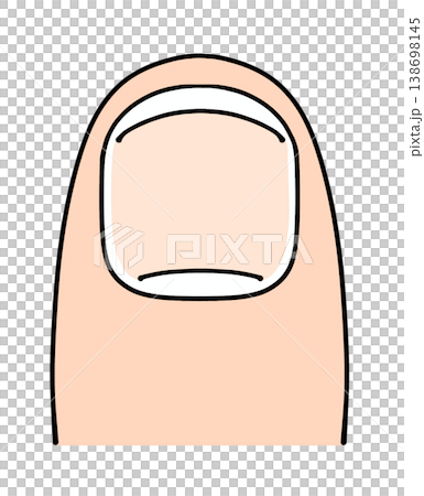 Loose, simple, short nails, solid color. 138698145
