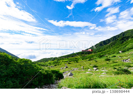 千畳敷カールの登山道と絶景 138698444
