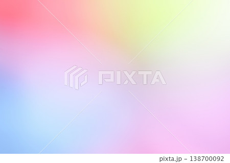 カラフルなメルヘンチックカラー ふんわりな背景 カラフルなメルヘンチックカラー ふんわりな背景 138700092
