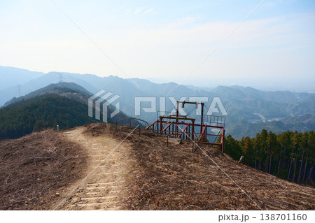 山焼き後の岩湧山 山焼き後の岩湧山 138701160