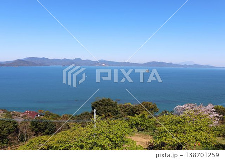 御立岬公園から見る八代海の風景 138701259