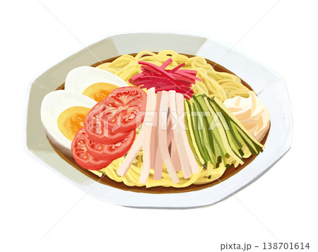 冷やし中華（中華タレ） 138701614