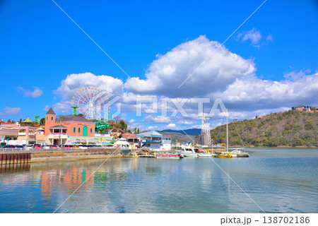 《静岡県》浜松市　かんざんじロープウェイと浜名湖パルパル 138702186