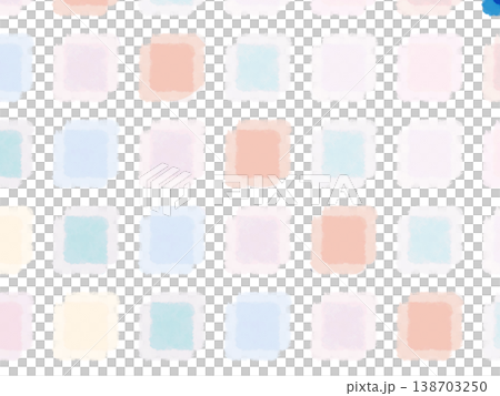 Abstract overlapping fluffy tiles Abstract overlapping fluffy tiles 138703250