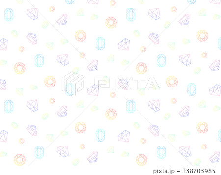 宝石の背景素材 宝石の背景素材 138703985
