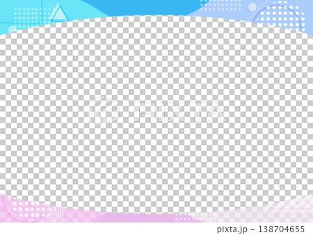 Memphis pattern PowerPoint frame Memphis pattern PowerPoint frame 138704655