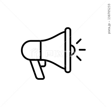 Promotion Megaphone Marketing Icon 138705233