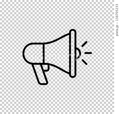 Promotion Megaphone Marketing Icon 138705233