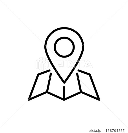 Store Location Map Pointer Icon 138705235