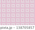 【日本の伝統模様】千鳥・千鳥格子のシームレスパターン（赤系） 138705857