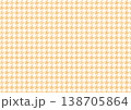 【日本の伝統模様】千鳥・千鳥格子のシームレスパターン（黄系） 138705864