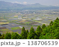 阿蘇の城山展望所から見える田んぼ 138706539
