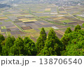 阿蘇の城山展望所から見える田んぼ 138706540