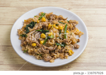 焼き肉ソース焼き飯 焼き肉ソース焼き飯 138707026