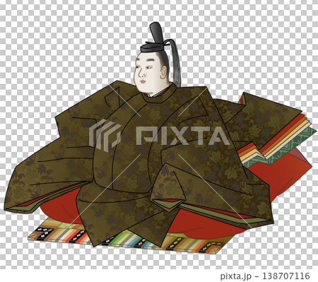 Illustration of Emperor Go-Toba Illustration of Emperor Go-Toba 138707116