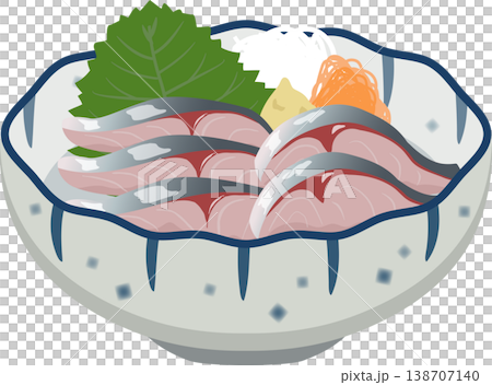 日式小菜:竹莢魚刺身 日式小菜:竹莢魚刺身 138707140