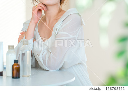 美容,スキンケア,美肌,メイクアップイメージの女性 美容,スキンケア,美肌,メイクアップイメージの女性 138708361