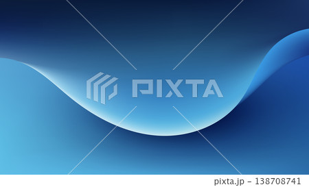 Blue abstract background with minimalist flowing curves and vibrant gradient waves, professional digital wallpaper or corporate design projects Blue abstract background with minimalist flowing curves and vibrant gradient waves, professional digital wallpaper or corporate design projects 138708741