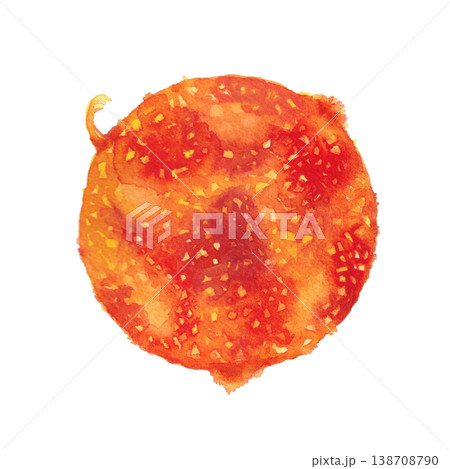 水彩で描いた太陽のイラスト2 水彩で描いた太陽のイラスト2 138708790