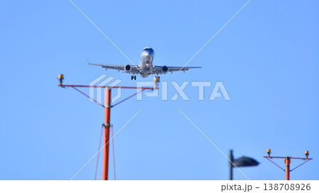 Warsaw, Poland. 3 February 2026. Plane Embraer 170 -200LR SP-LIM LOT Polish Airlines just before landing at the Chopin airport. 138708926