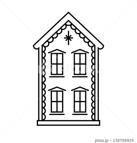 Sketch of a house 138708929