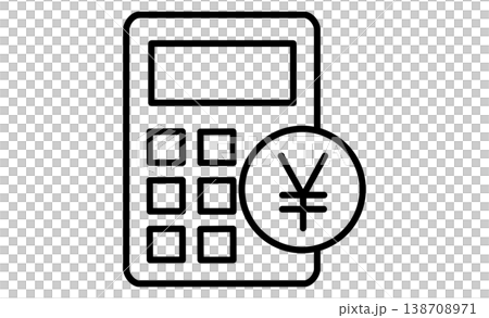 会計事務所・税理士事務所のアイコンイラスト 帳簿とチェックマーク 138708971