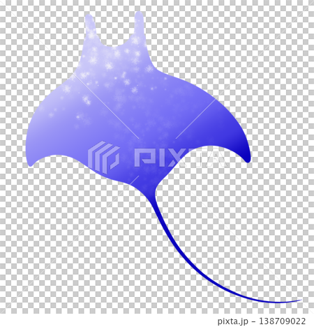 A simple illustration of a manta ray. A simple illustration of a manta ray. 138709022