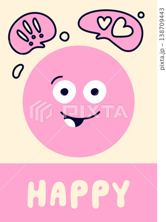 Color cute emotions. 138709443