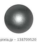 リアルな金属の球（背景透過） 138709520