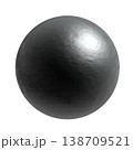 リアルな金属の球（背景透過） 138709521