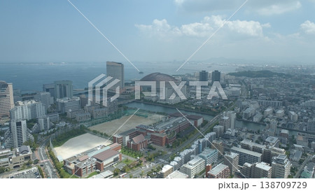 福岡市西新から風景をドローンで空撮 福岡市西新から風景をドローンで空撮 138709729
