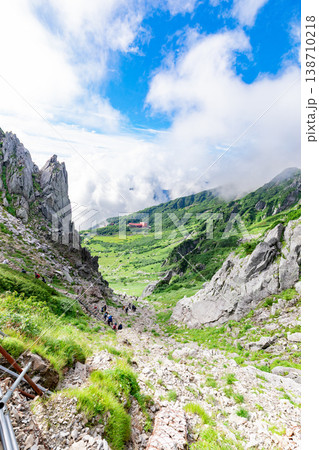 千畳敷カールの絶景　登山道から見下ろす眺望 138710218