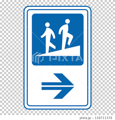 指示牌，坡道 138711378