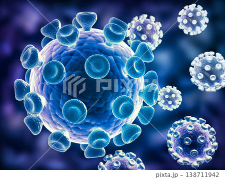 Viruses background 138711942