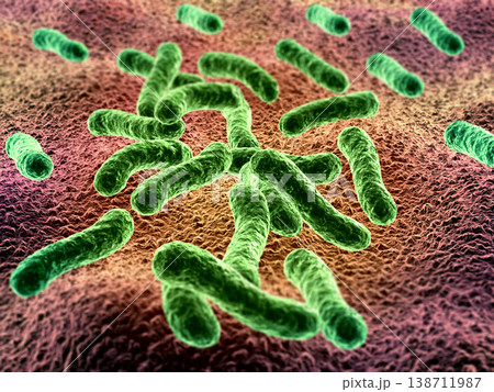 Bacteria cells background Bacteria cells background 138711987