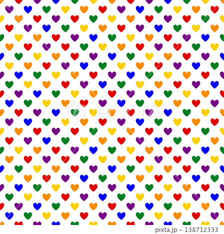 Pride and rainbow seamless background Pride and rainbow seamless background 138712333